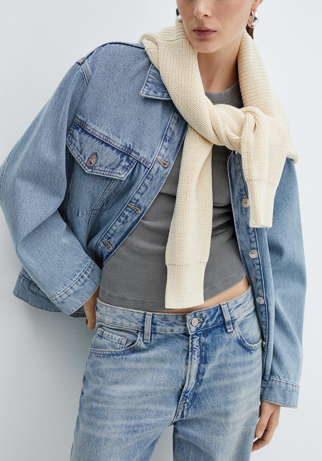 Oversize denim jacket