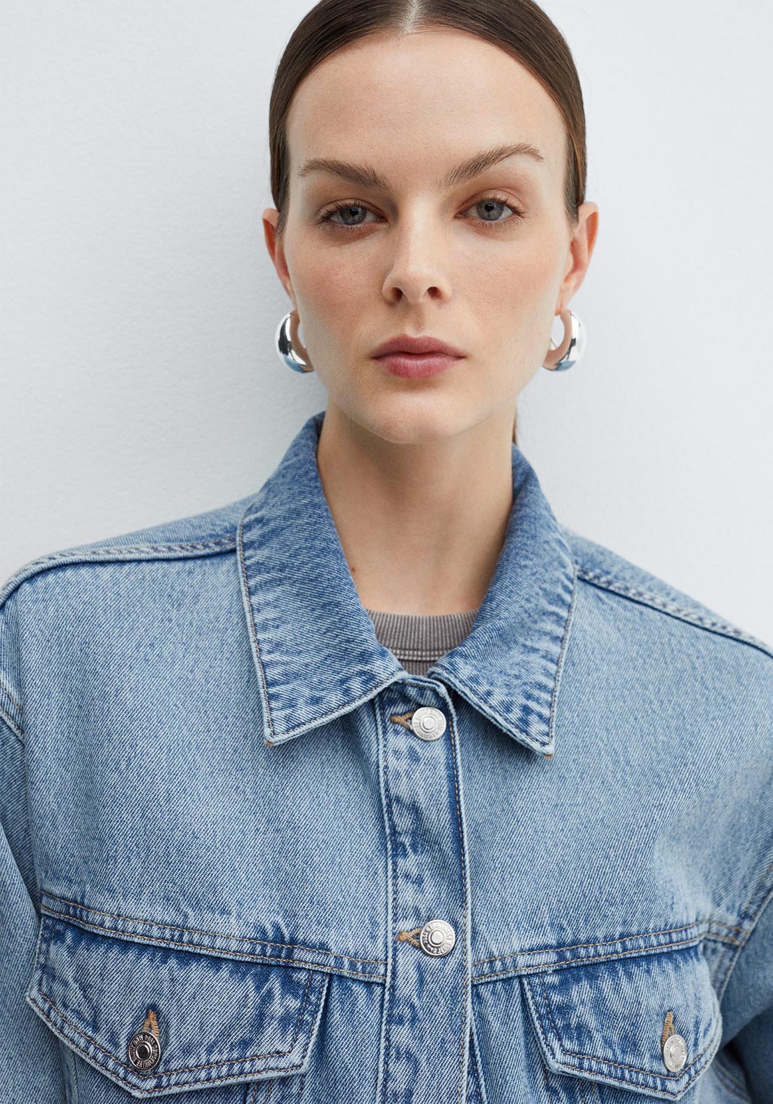 Oversize denim jacket