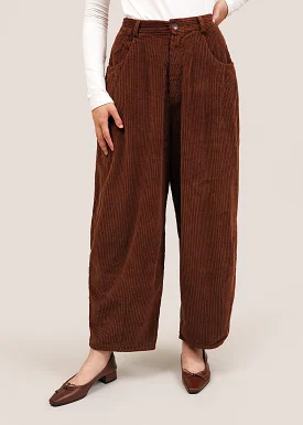 Pardo Corduroy Baggy Pants