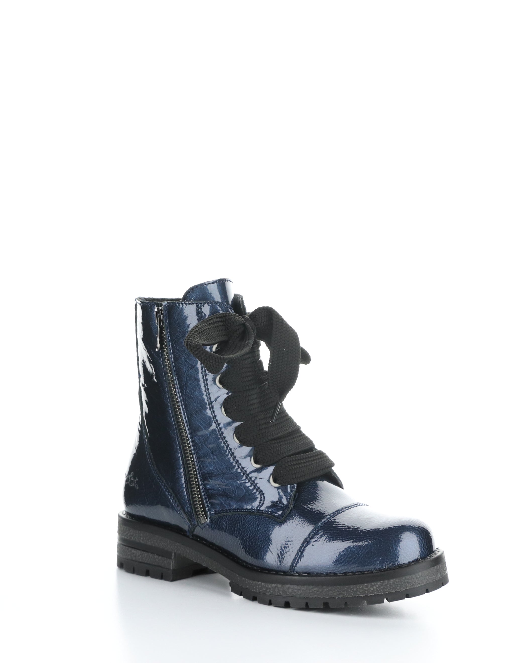 PAULIE BLUE Round Toe Boots