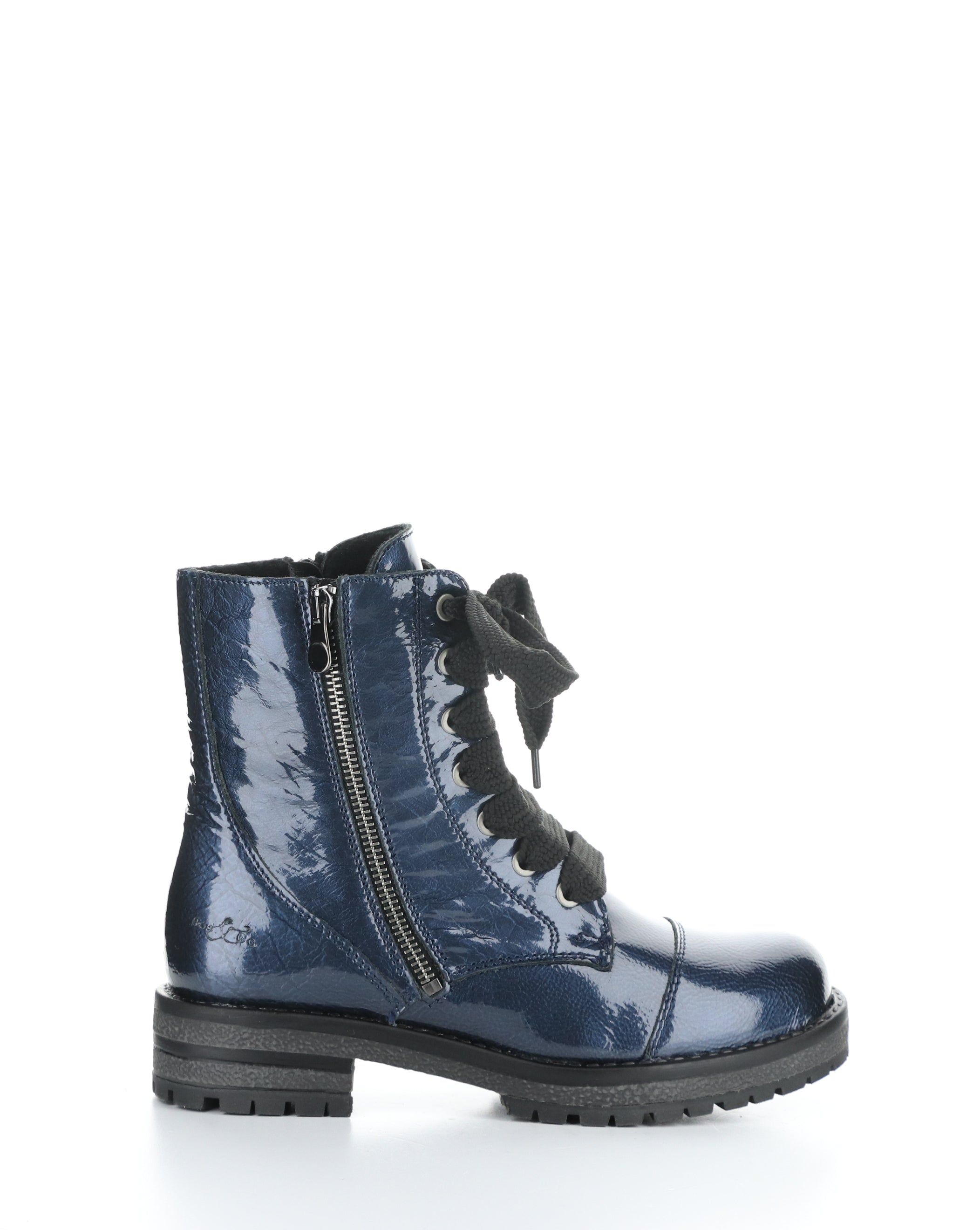 PAULIE BLUE Round Toe Boots