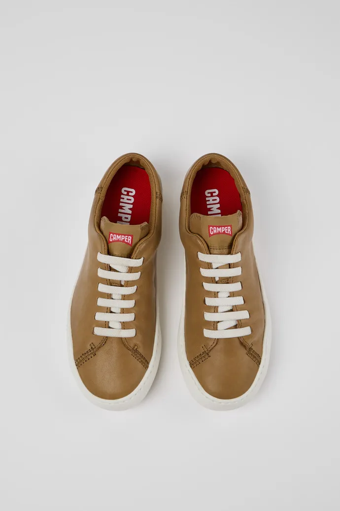 Peu Touring Brown Leather Sneaker for Women