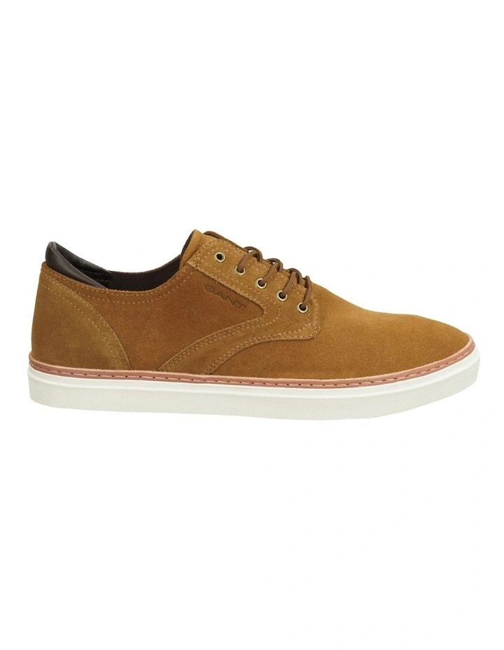 Prepville Suede Sneaker in Tobacco Brown