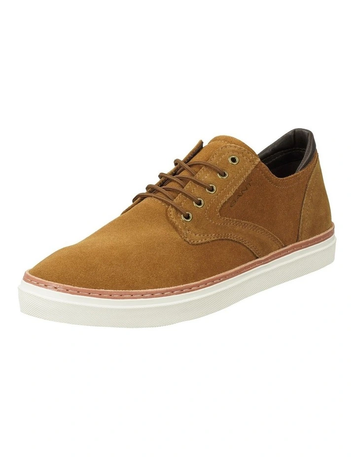 Prepville Suede Sneaker in Tobacco Brown