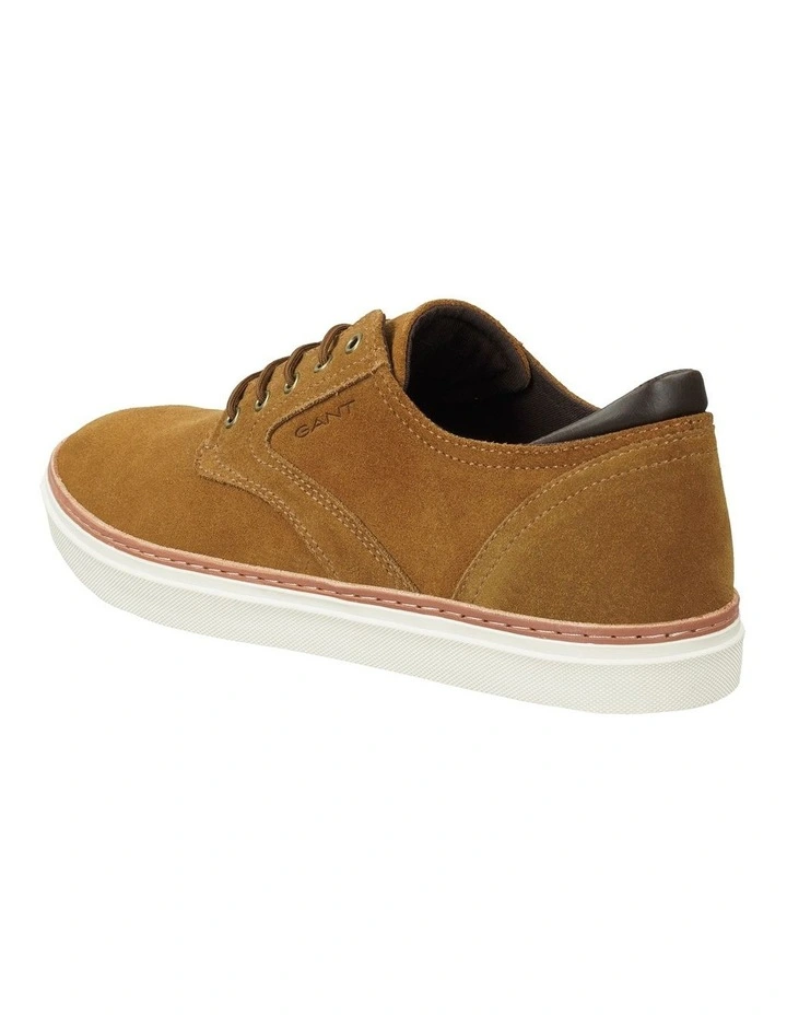 Prepville Suede Sneaker in Tobacco Brown