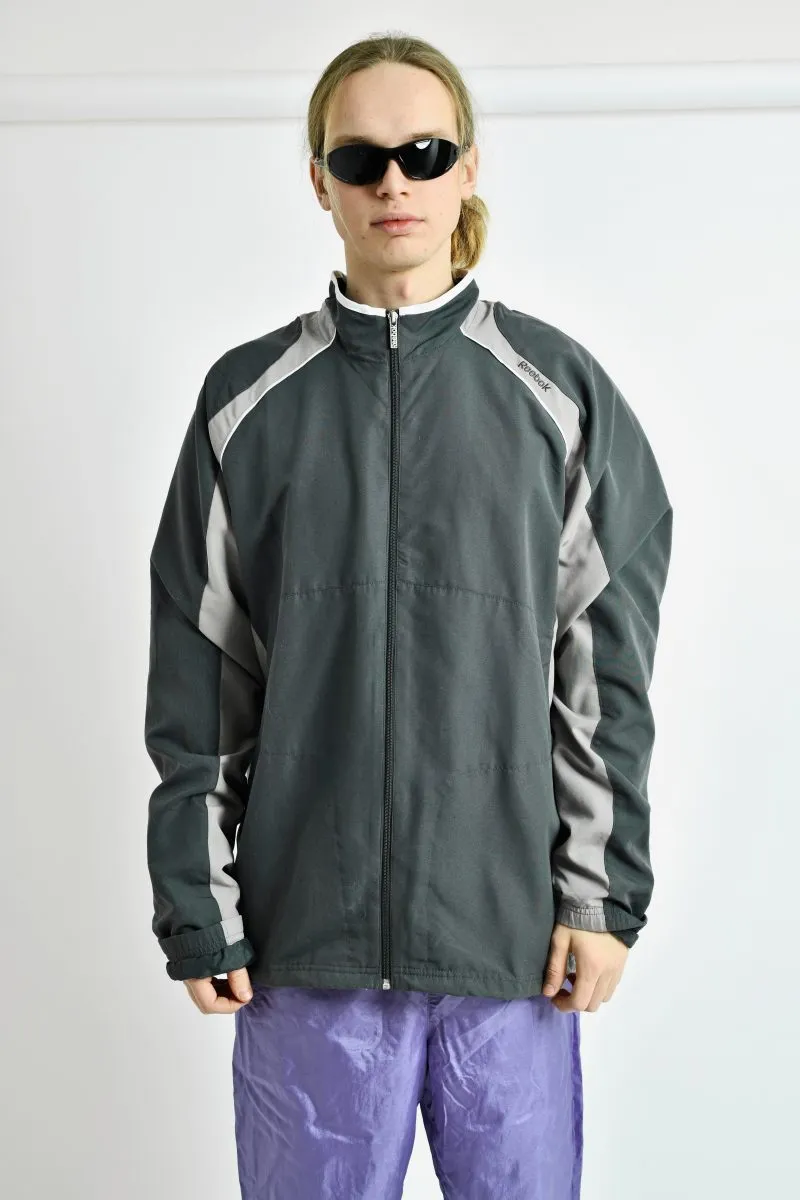 REEBOK vintage windbreaker grey