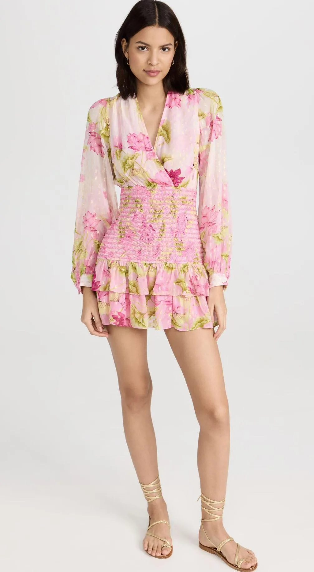 Ren Mini Dress Pink Lotus