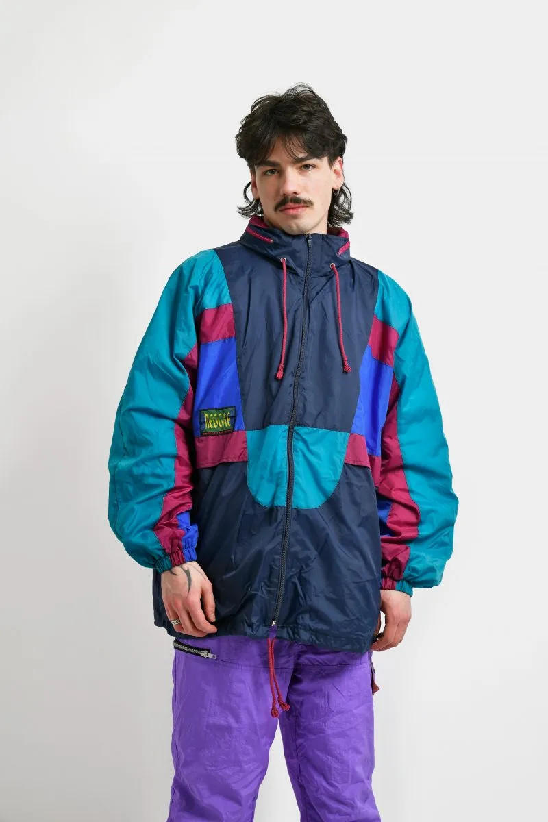 Retro lightweight windbreaker multi