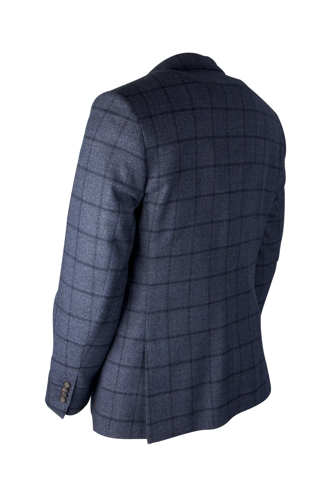 Routleys Napoli Check Sports Coat Blue