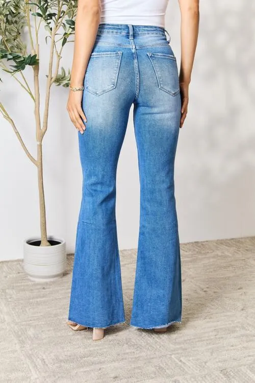 Rylee Slit Flare Jeans