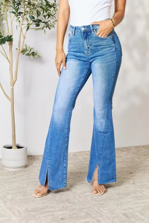 Rylee Slit Flare Jeans