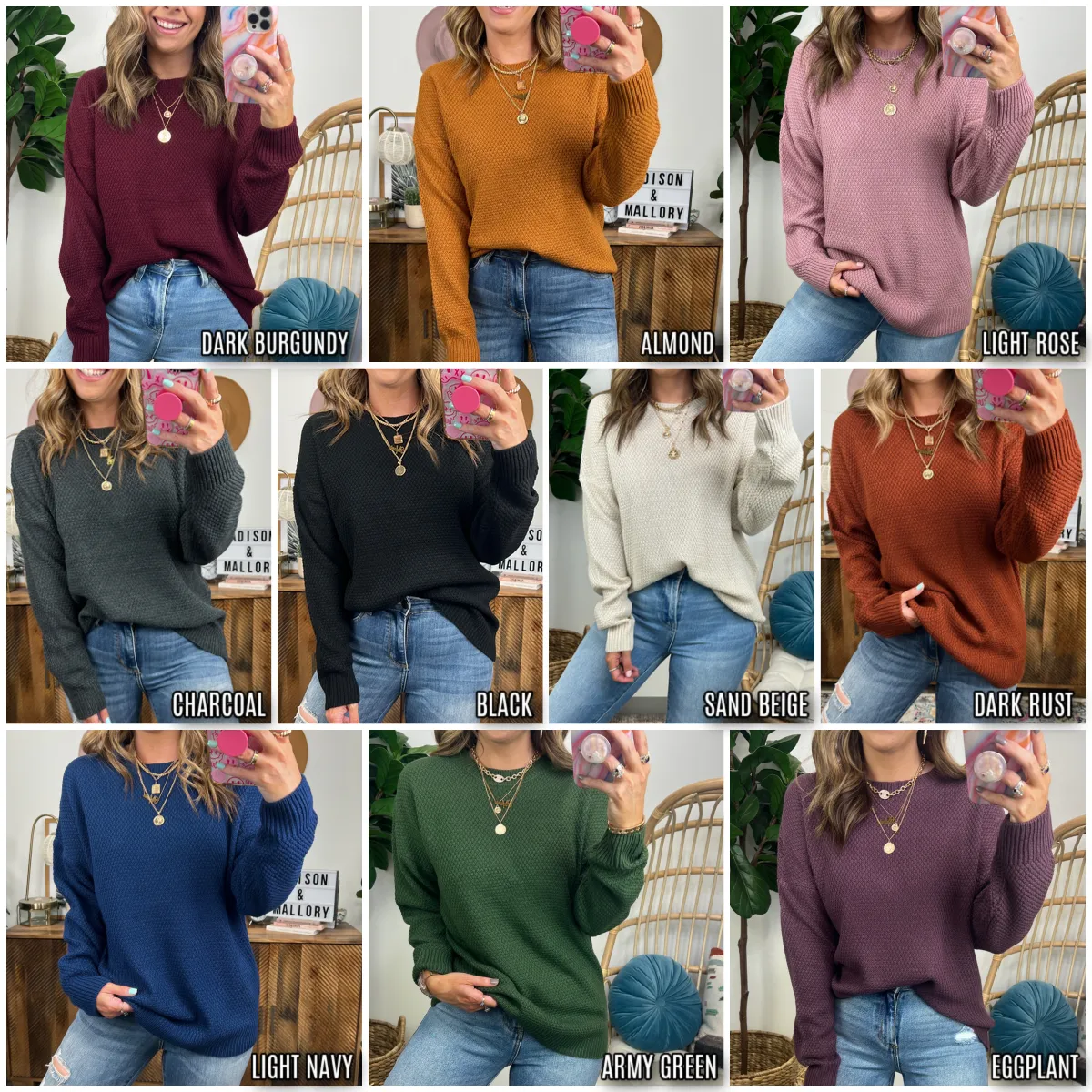 Seasonal Refresh Knit Sweater - FINAL SALE