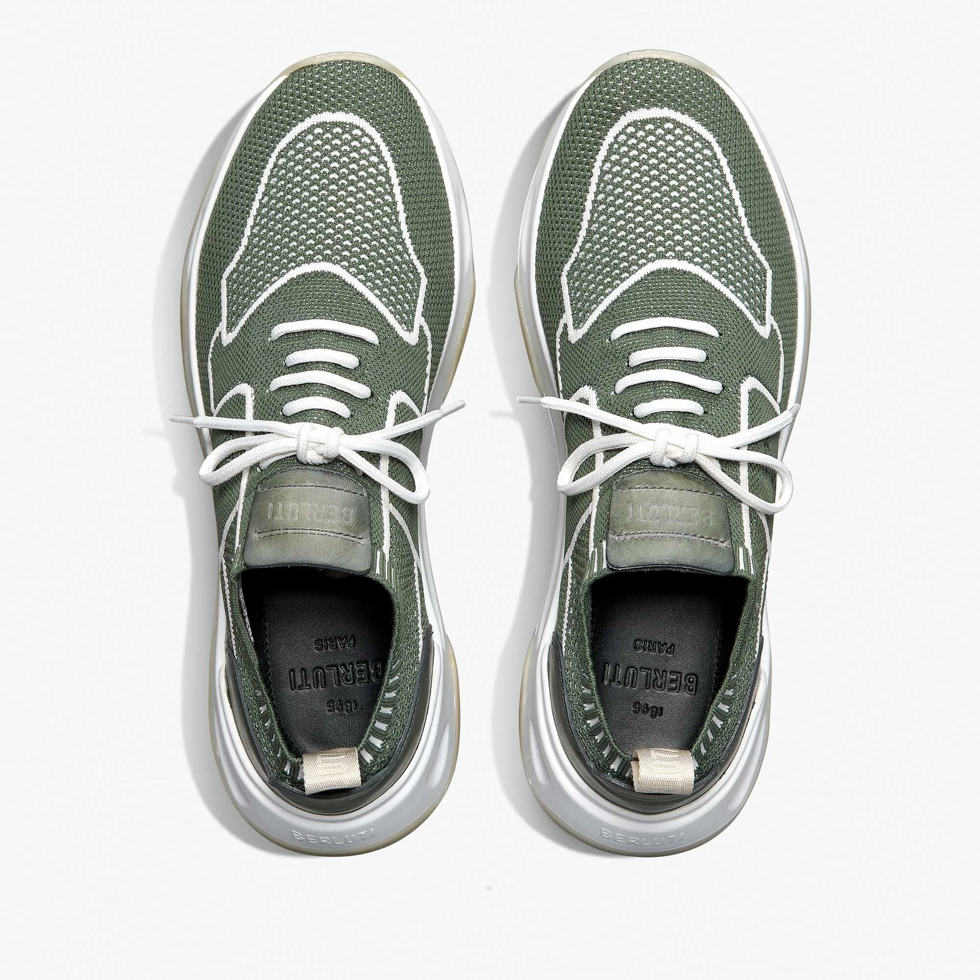 Shadow Knit And Calf Leather Sneaker