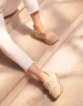 Softwaves CADIE Creme Slip-on  Platform Sneaker