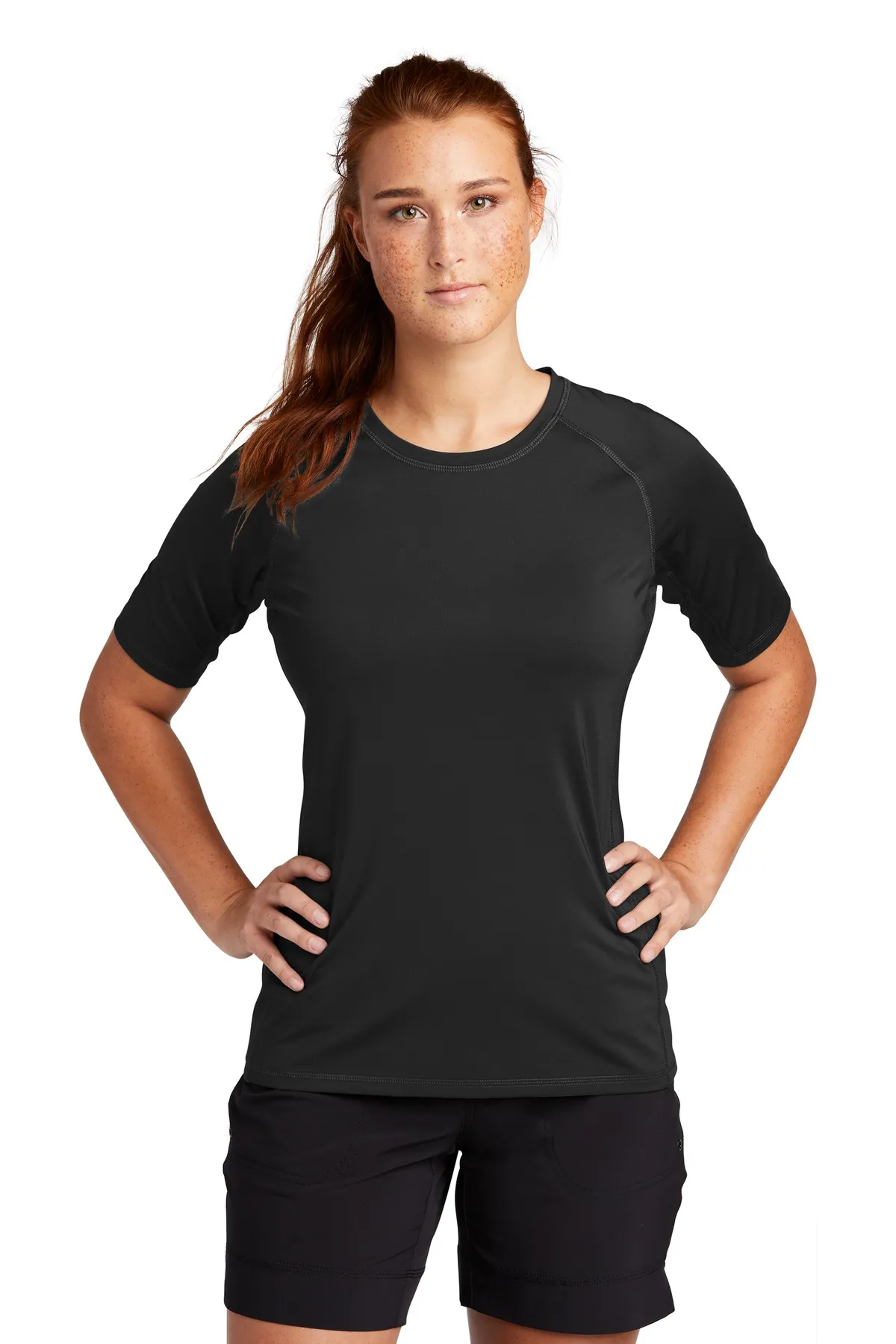 Sport-Tek LST470 Ladies Rashguard Tee