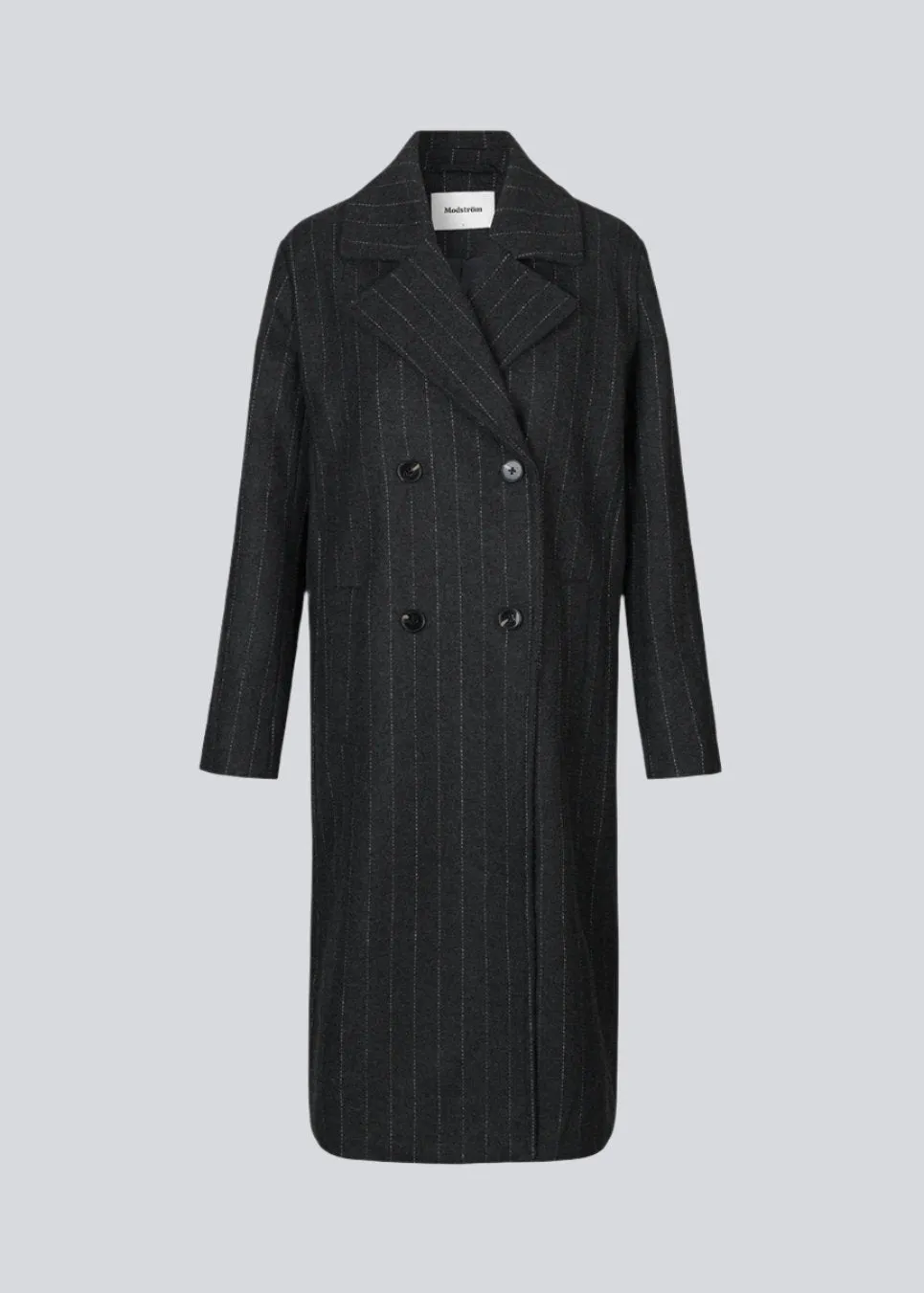 StinnaMD coat - Dark Grey Pinstripe