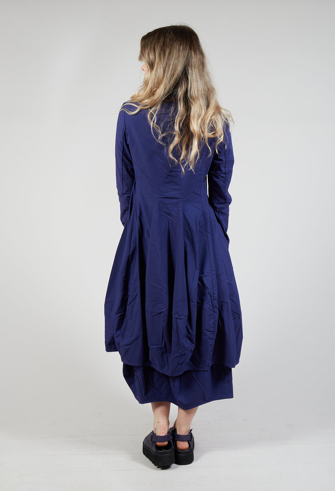 Stretch Fit Coat in Azur