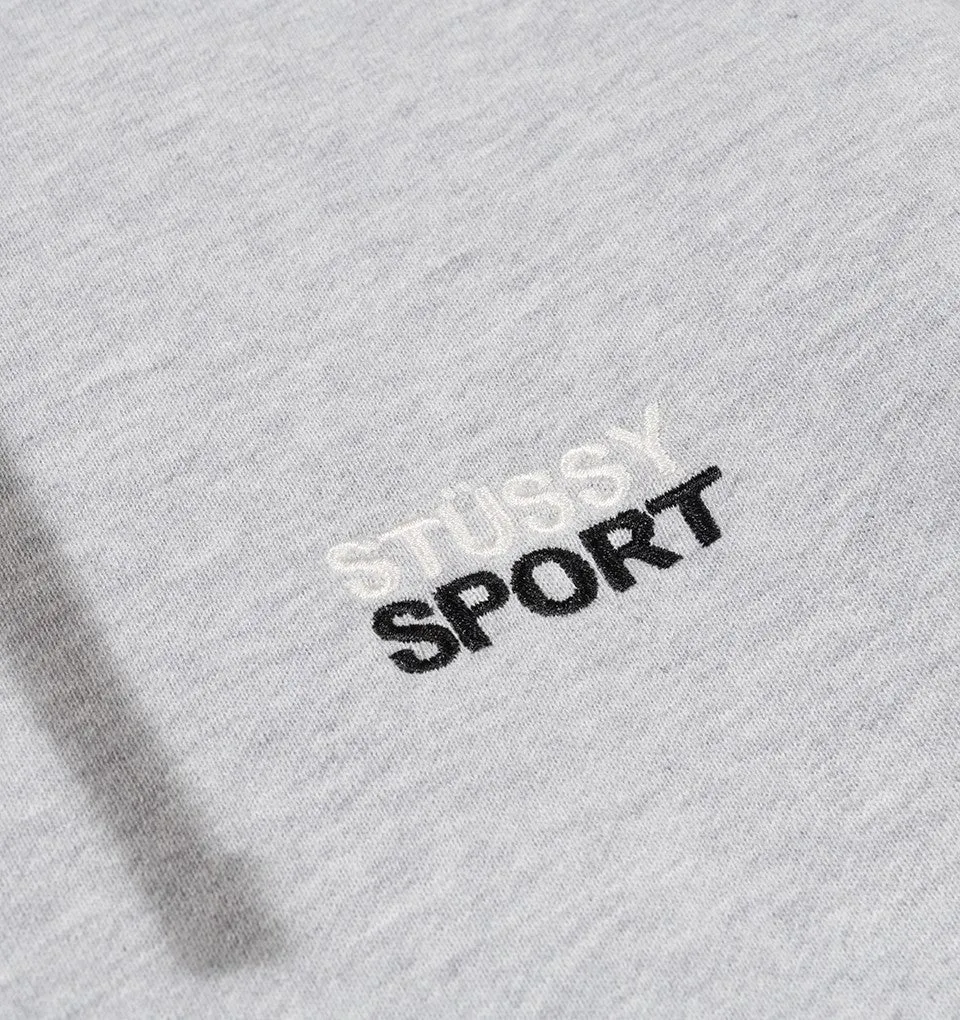 STSSY STUSSY SPORT HOODIE // GREY HEATHER