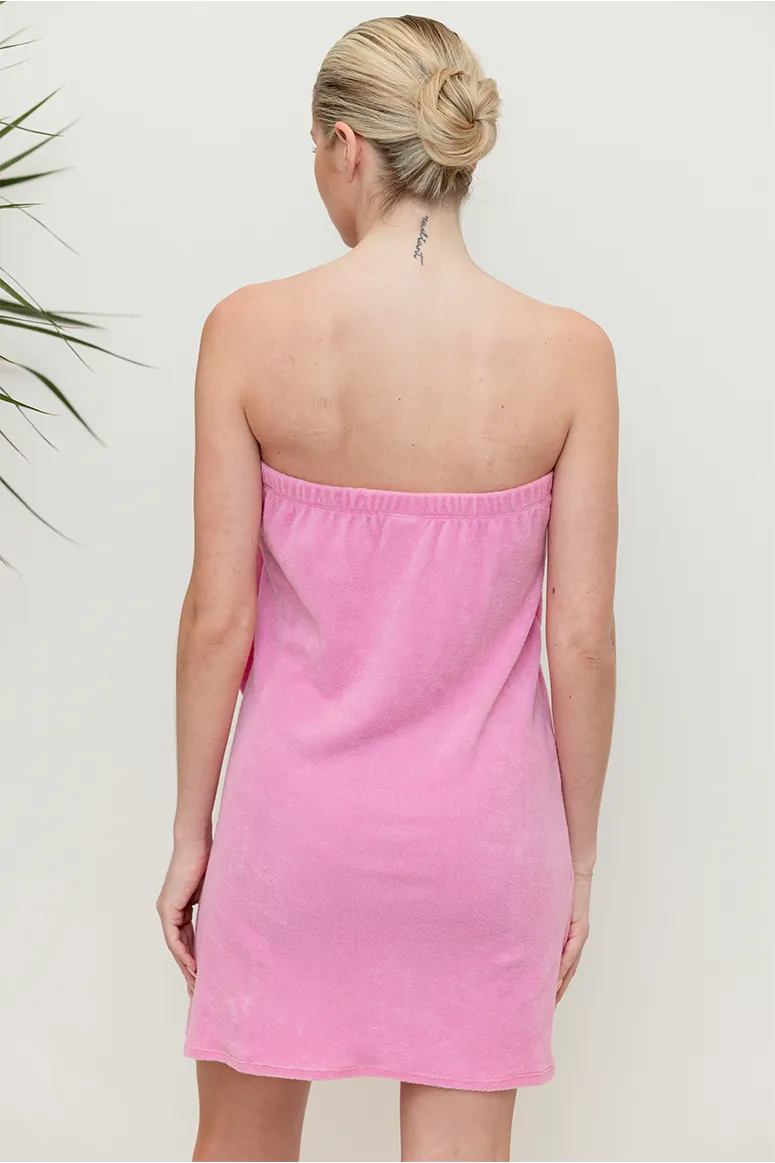 Sunni Spencer EveryWEAR Towel - The Anguilla Wrap Dress - Pink Sand