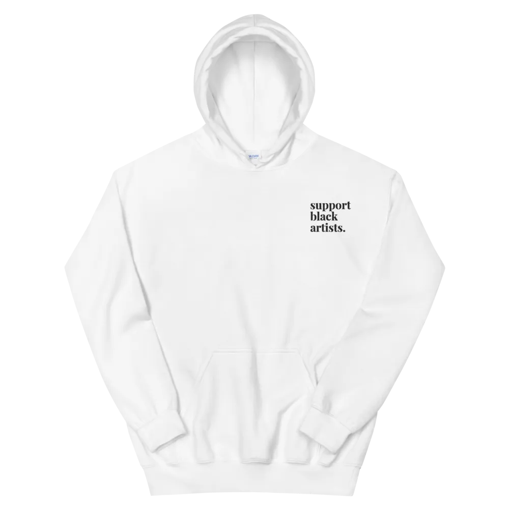 Support Black Artists Embroidered Hoodie