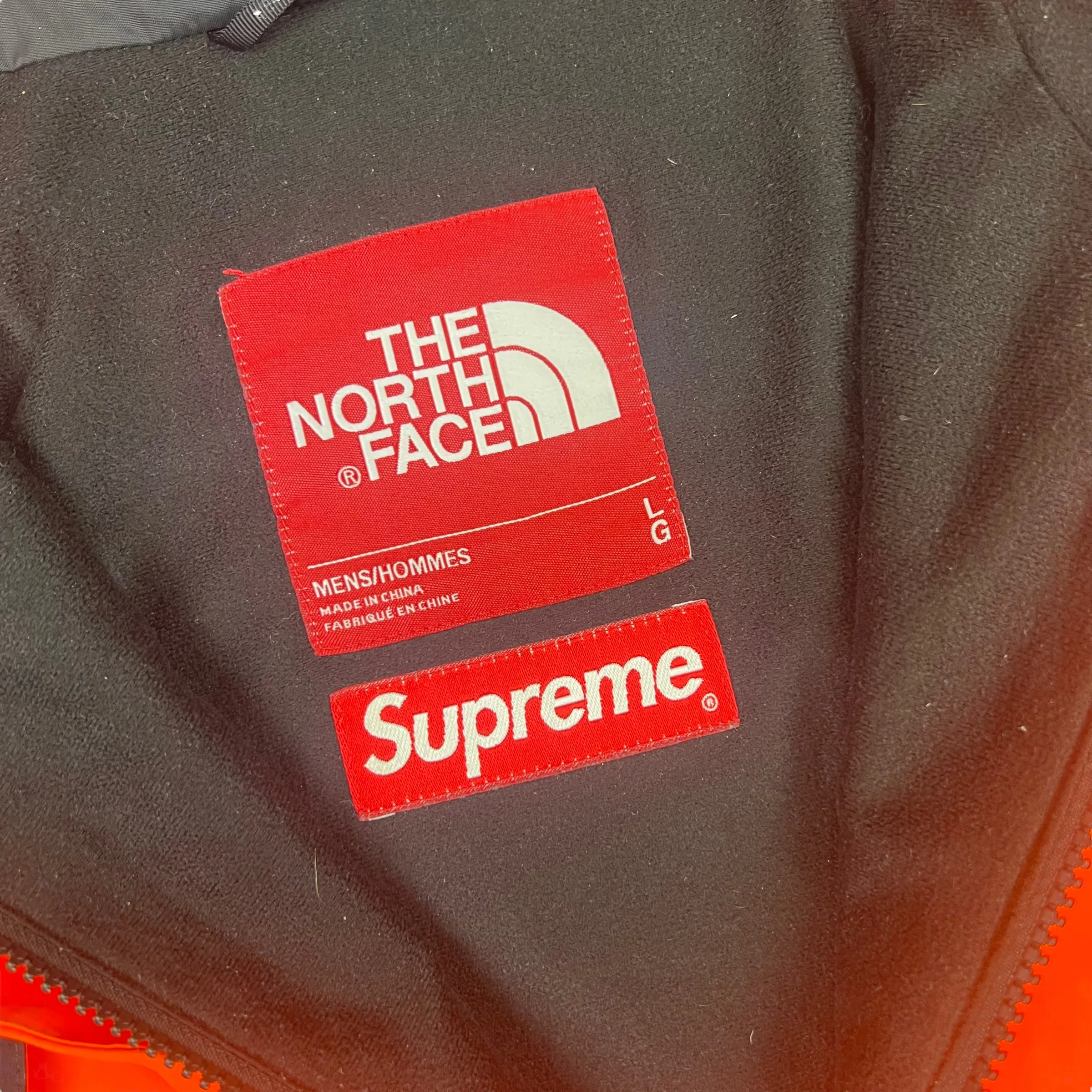 Supreme X The North Face 2016 Orange Mountain Parka Jacket