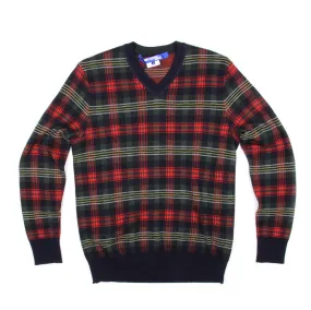 Tartan V-Neck Sweater