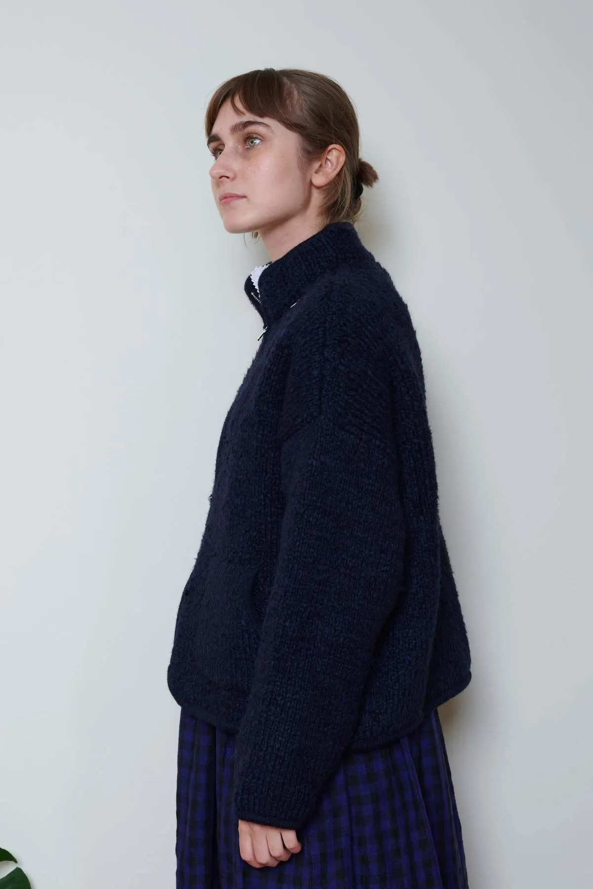 Teddy Jacket - Navy