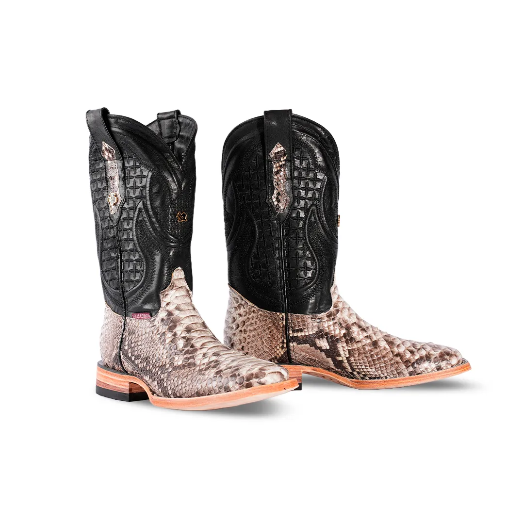 Texas Country Exotic Boot Python Natural PN30-1