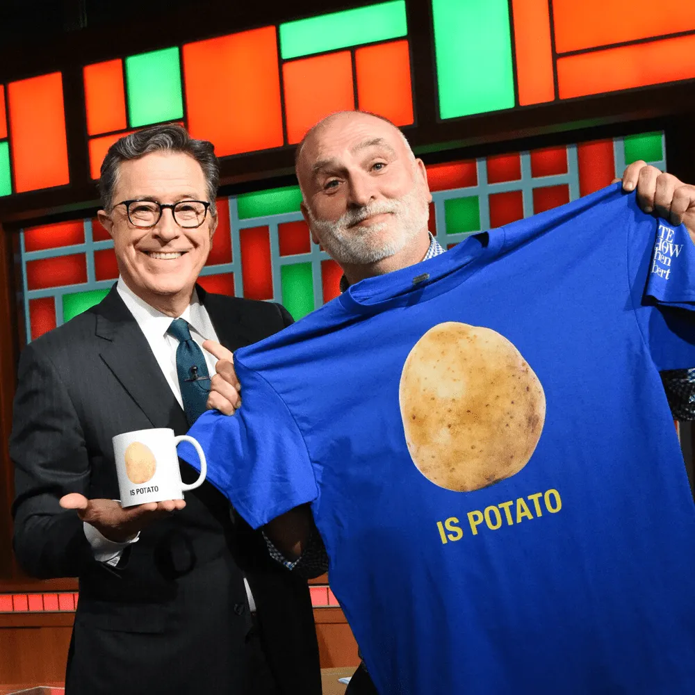 The Late Show with Stephen Colbert Is Potato Charity Hoodie