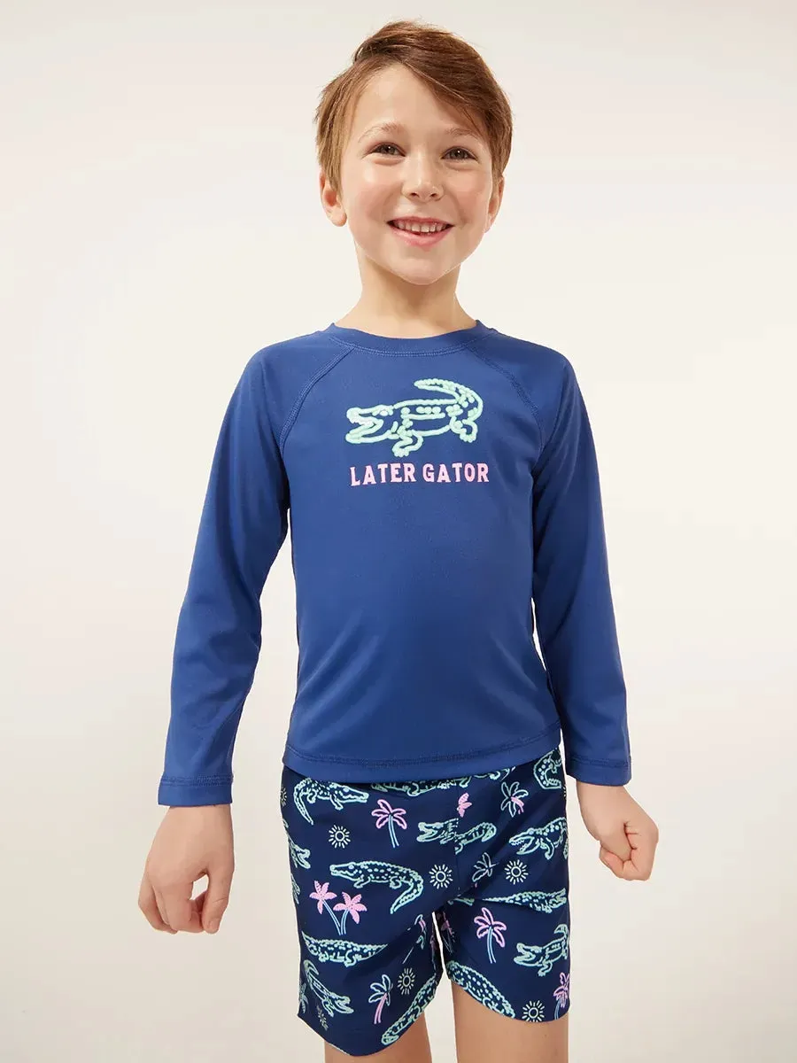 The Later Gator- Kids Rashguard