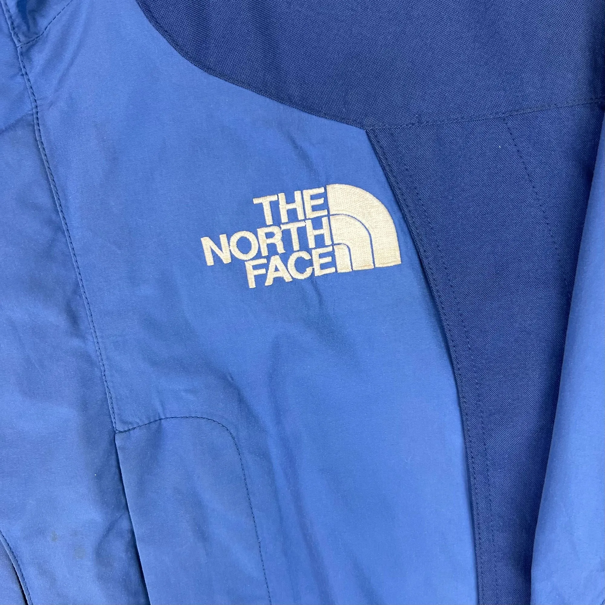 The North Face 90's Gore-Tex Mountain Parka Hooded Jacket Blue