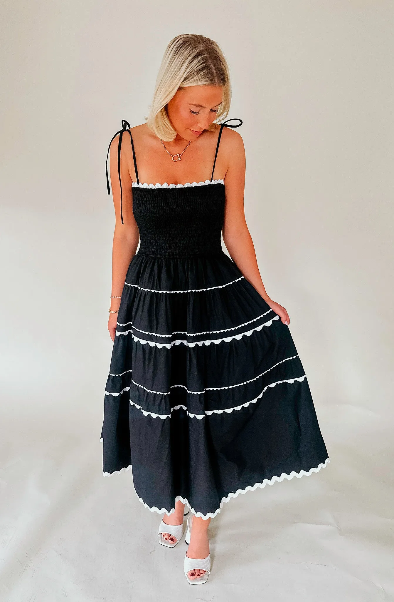 THE POPPY TIERED MIDI DRESS