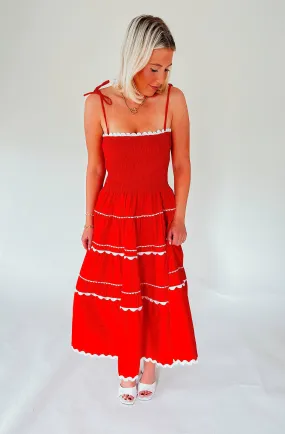 THE POPPY TIERED MIDI DRESS