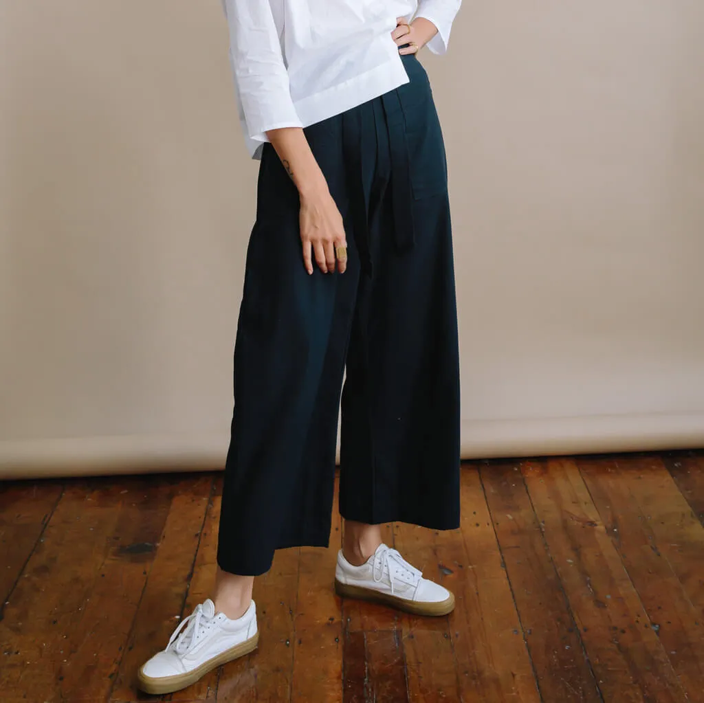 The Wide Leg Pant - Black