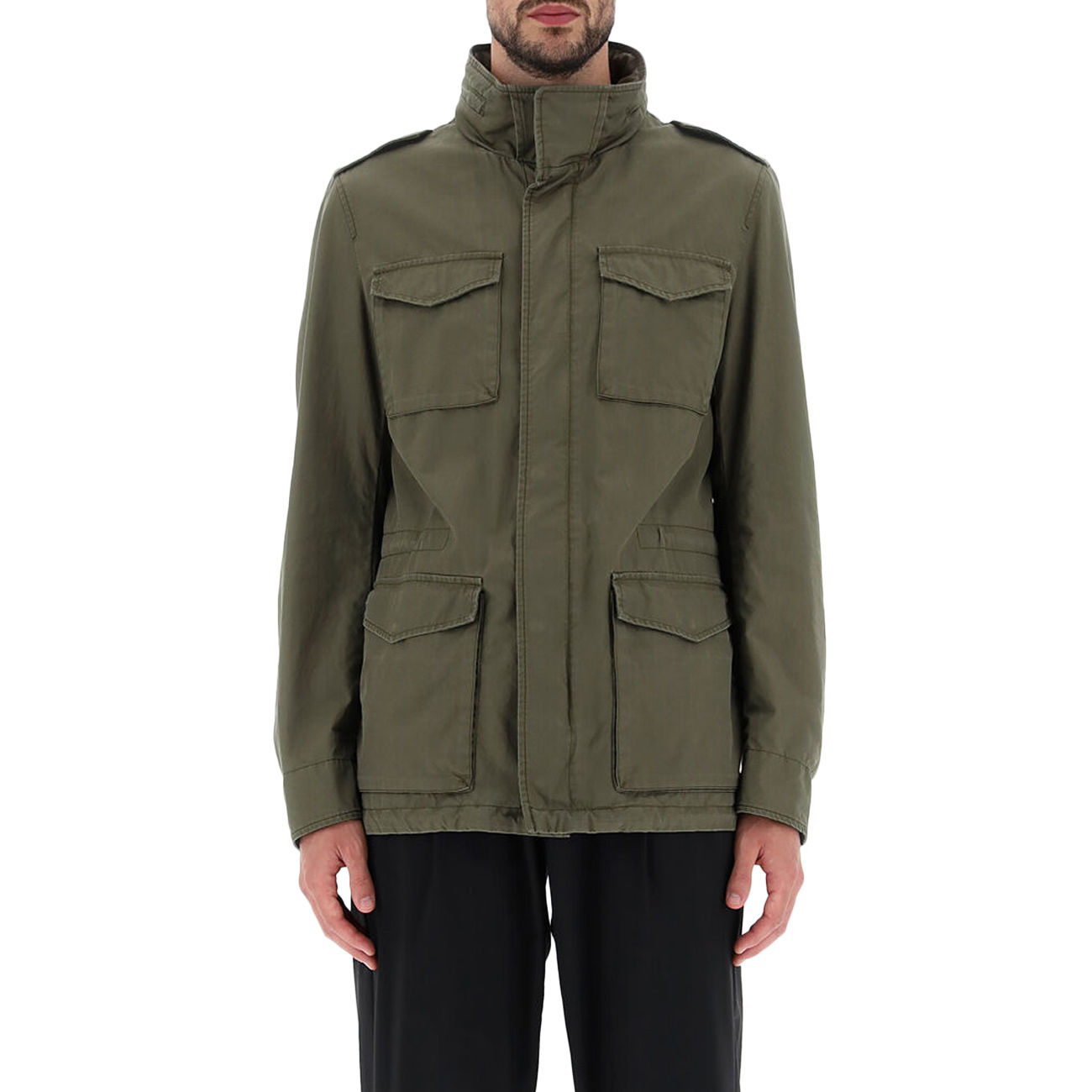 TIGRI FIELD JACKET IN COTONE Uomo Light military