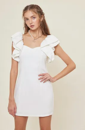 TIME AFTER TIME DRESS IN WHITE