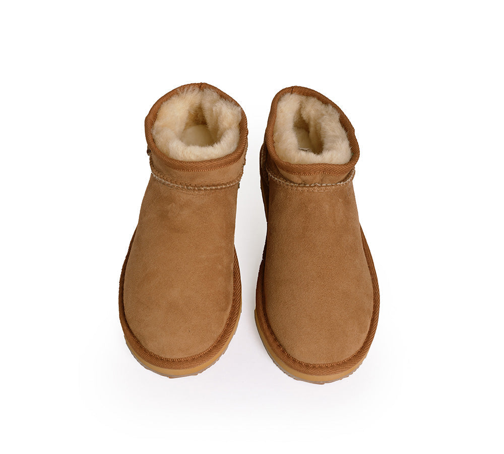 Urban UGG Australian Made Sheepskin Wool Ankle Boots Ultra Mini