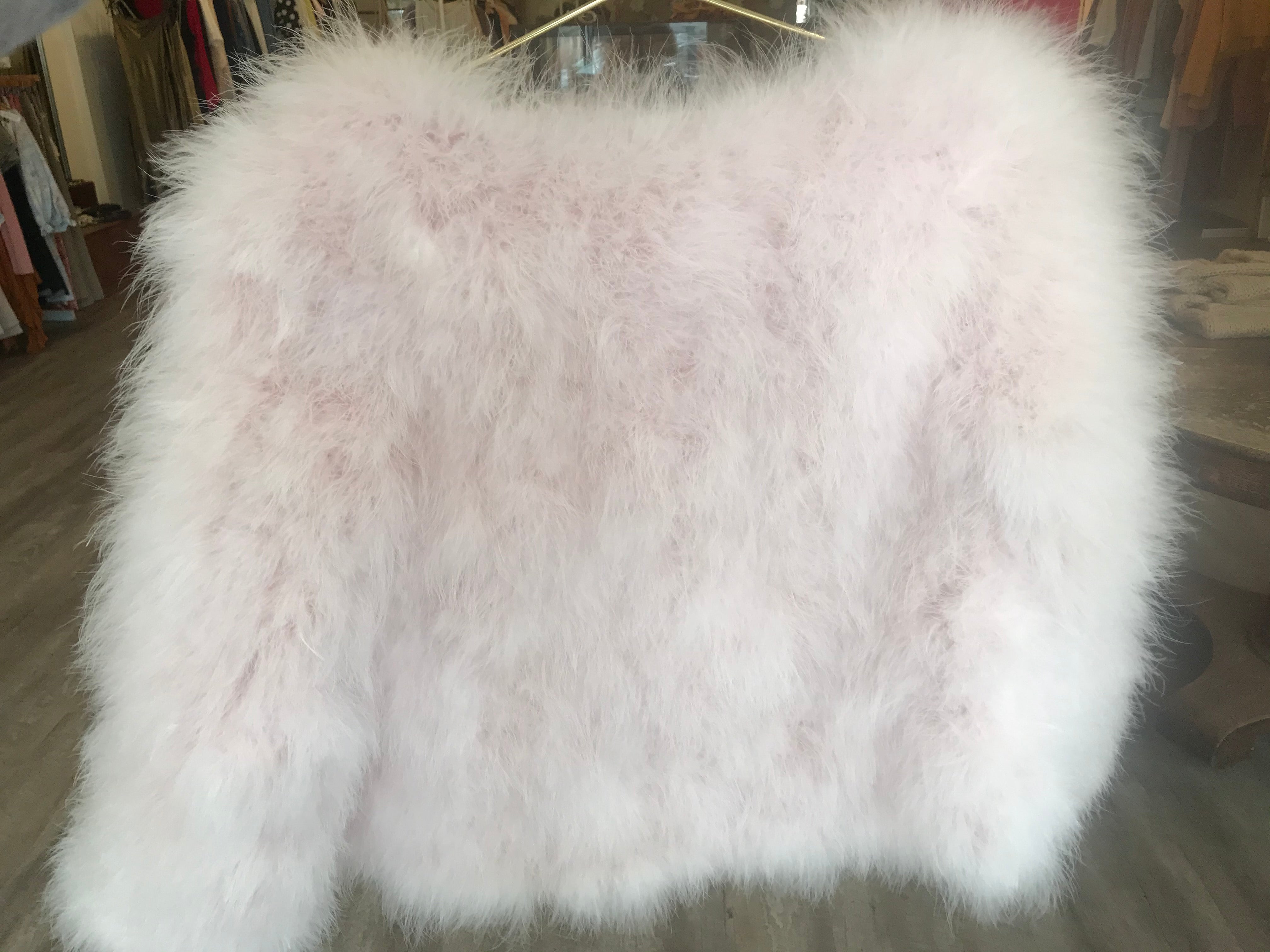 Vintage Marabou Feather Jacket