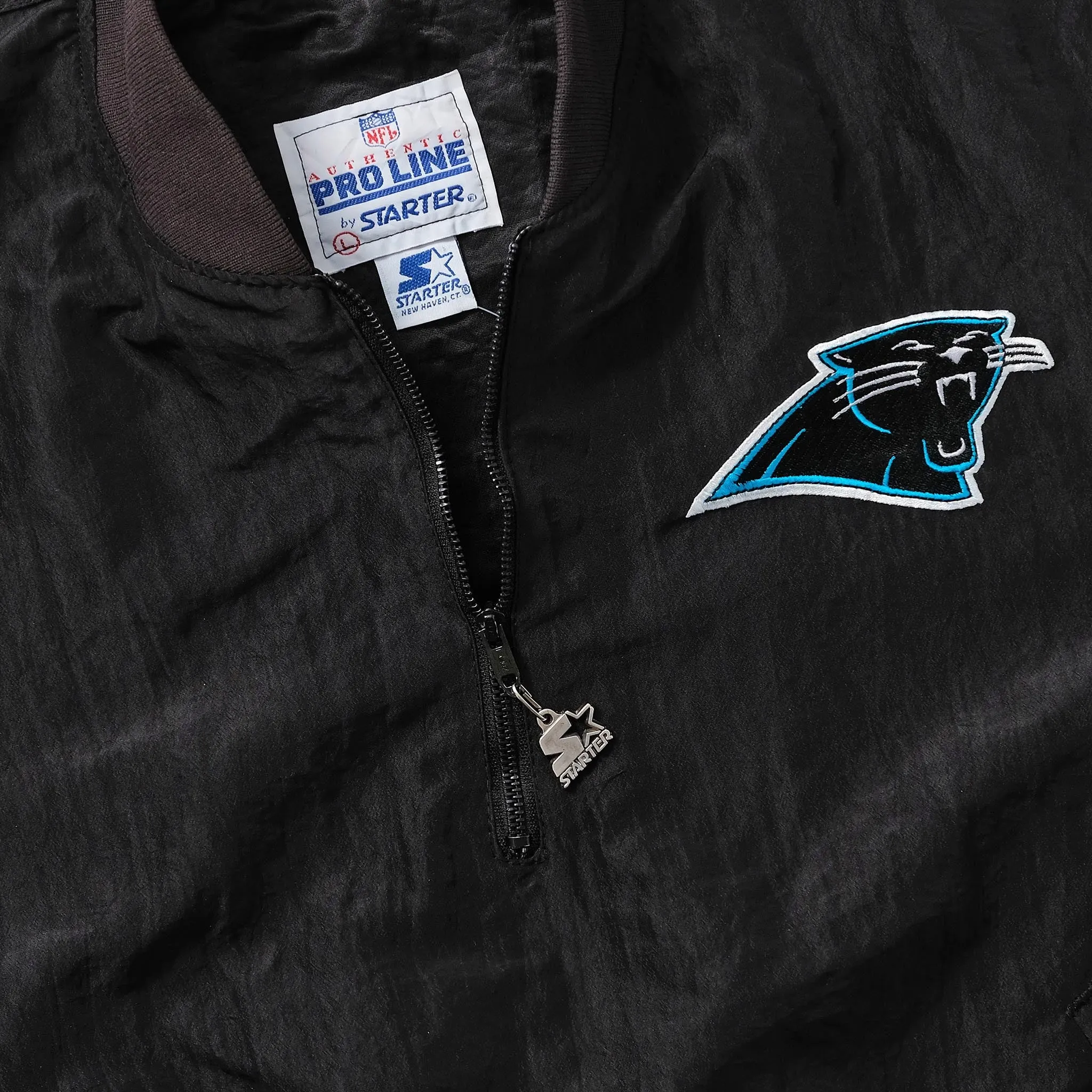 Vintage Starter Carolina Panthers Windbreaker Large