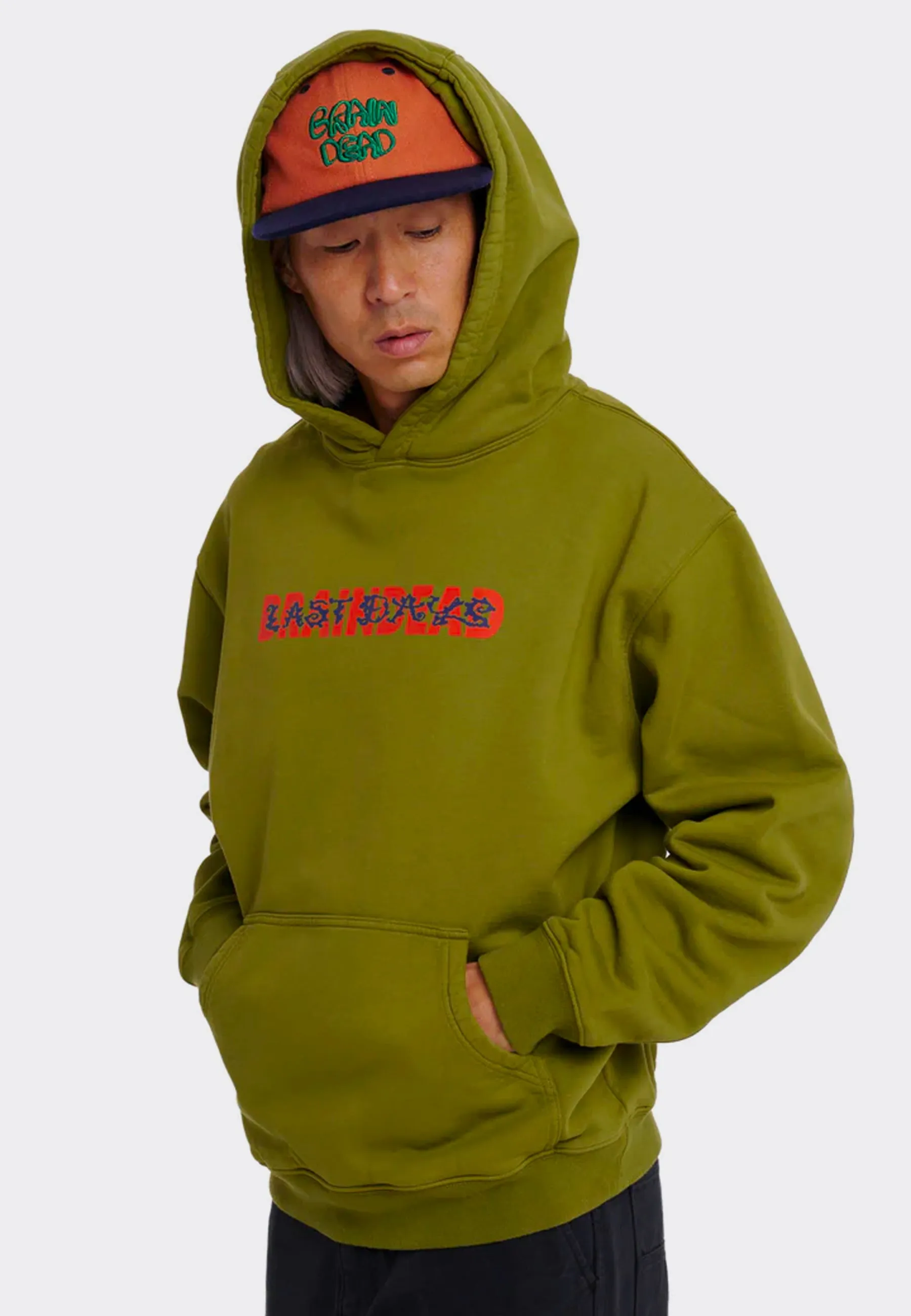 Warn End Aesthetics Hoodie - Moss