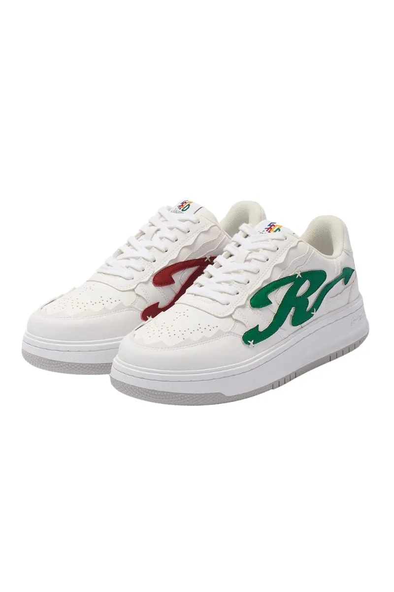 White Retro Sneakers