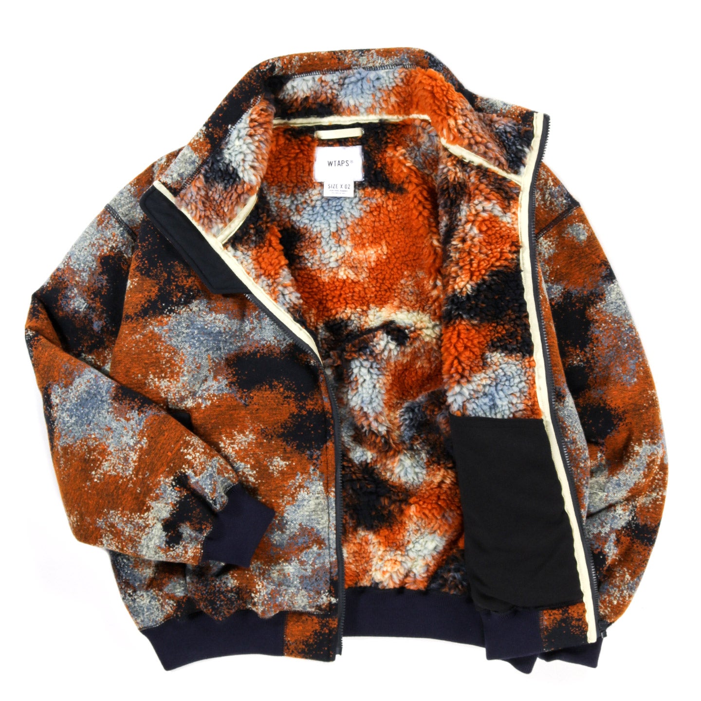 WTAPS BOA FLEECE JACKET ORANGE