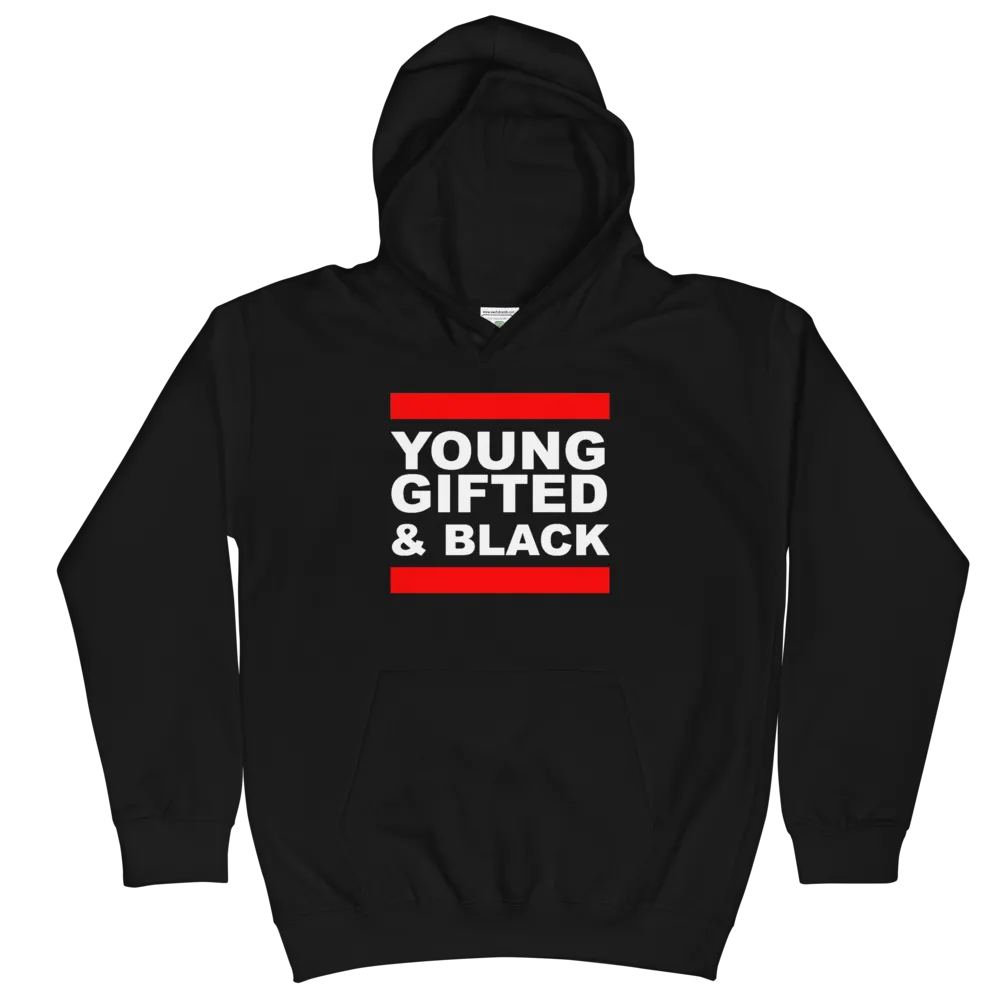 Young, Gifted & Black Kids Hoodie